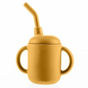Zopa Silicone Mug hrnček 2 v 1 Mustard Yellow 1 ks vyobraziť