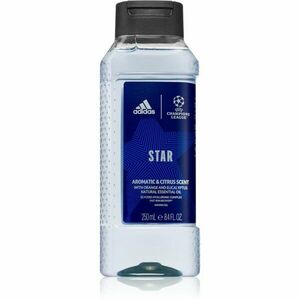 Adidas UEFA Champions League Star osviežujúci sprchový gél pre mužov 250 ml vyobraziť