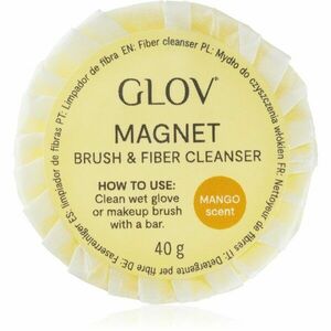 GLOV Accessories Magnet Cleanser Bar čistiace mydlo pre kozmetické štetce vône Mango 40 g vyobraziť