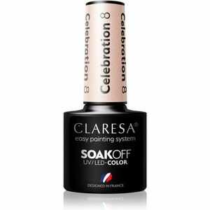 Claresa SoakOff UV/LED Color Celebration gélový lak na nechty odtieň 8 5 g vyobraziť