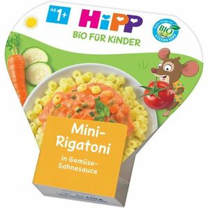 Hipp BIO Mini-Rigatoni so zeleninou v smotanovej omáčke detský príkrm 250 g vyobraziť