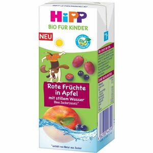 Hipp BIO jemné jablko a ovocie s neperlivou pramenitou vodou nápoj pre deti 200 ml vyobraziť