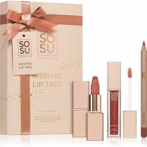 SOSU Cosmetics Kissmas Lip Trio darčeková sada (na pery) vyobraziť