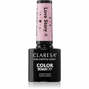 Claresa SoakOff UV/LED Color Love Story gélový lak na nechty odtieň 4 5 g vyobraziť