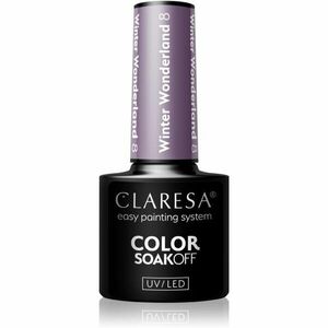 Claresa SoakOff UV/LED Color Winter Wonderland gélový lak na nechty odtieň 8 5 g vyobraziť