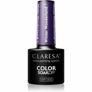 Claresa SoakOff UV/LED Color Winter Wonderland gélový lak na nechty odtieň 7 5 g vyobraziť