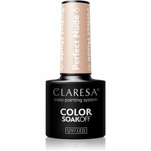Claresa SoakOff UV/LED Color Perfect Nude gélový lak na nechty odtieň 6 5 g vyobraziť