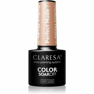 Claresa SoakOff UV/LED Color Perfect Nude gélový lak na nechty odtieň 7 5 g vyobraziť