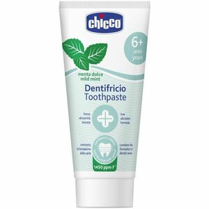 Chicco Toothpaste Mild Mint detská zubná pasta s fluoridom 6 y+ 50 ml vyobraziť