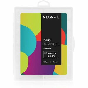 NEONAIL Duo Acrylgel Forms šablóny na nechty typ 03 Modern Almond 120 ks vyobraziť