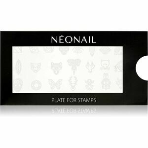 NEONAIL Stamping Plate šablóny na nechty typ 02 1 ks vyobraziť
