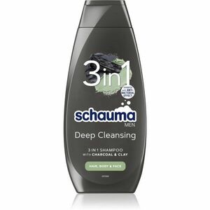 Schwarzkopf Schauma MEN šampón s aktívnymi zložkami uhlia na tvár, telo a vlasy 400 ml vyobraziť