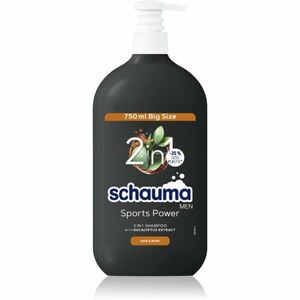 Schwarzkopf Schauma MEN sprchový gél a šampón 2 v 1 pre mužov Sports Power 750 ml vyobraziť