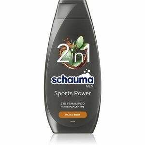 Schwarzkopf Schauma MEN sprchový gél a šampón 2 v 1 pre mužov Sports Power 400 ml vyobraziť