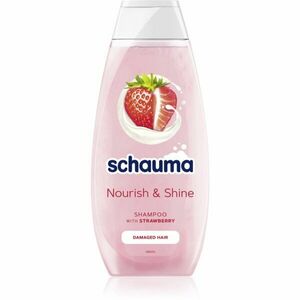 Schwarzkopf Schauma Nourish & Shine posilňujúci šampón pre poškodené vlasy s vôňou jahôd 400 ml vyobraziť