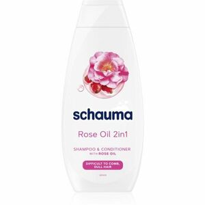 Schwarzkopf Schauma Rose Oil šampón a kondicionér 2 v1 pre jednoduché rozčesávanie vlasov 400 ml vyobraziť