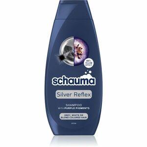 Schwarzkopf Schauma Silver Reflex šampón neutralizujúci žlté tóny pre zosvetlené, melírované studené blond vlasy 400 ml vyobraziť