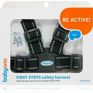 BabyOno Be Active Safety Harness First Steps doplnok do vlasov pre deti Black 6 m+ 1 ks vyobraziť