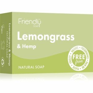 Friendly Soap Natural Soap Lemongrass & Hemp prírodné mydlo 95 g vyobraziť
