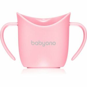 BabyOno Be Active Ergonomic Training Cup tréningový hrnček s držadlami Pink 6 m+ 120 ml vyobraziť