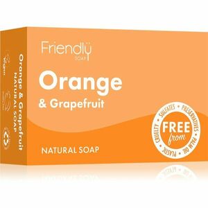 Friendly Soap Natural Soap Orange & Grapefruit prírodné mydlo 95 g vyobraziť