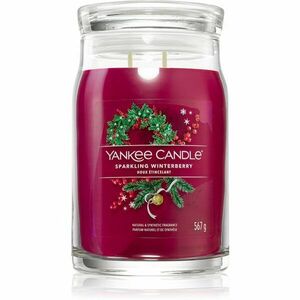 Yankee Candle Sparkling Winterberry vonná sviečka Signature 567 g vyobraziť