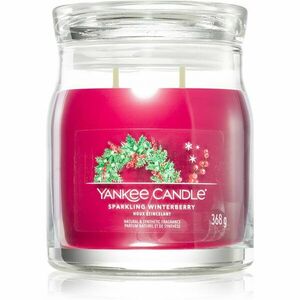 Yankee Candle Sparkling Winterberry vonná sviečka Signature 368 g vyobraziť
