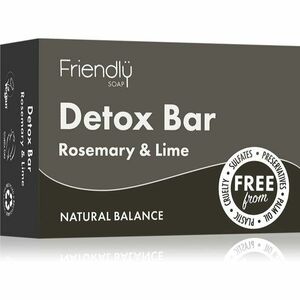 Friendly Soap Detox Bar Rosemary & Lime prírodné mydlo 95 g vyobraziť