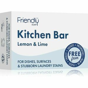Friendly Soap Kitchen Bar Lemon & Lime prírodné mydlo 95 g vyobraziť