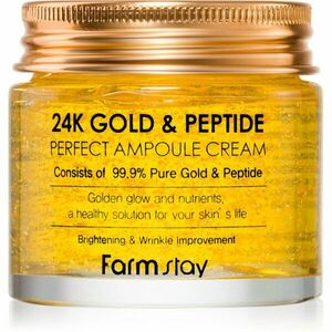 Farmstay 24K Gold & Peptide Perfect Ampoule Cream hydratačný krém proti starnutiu pleti 80 ml vyobraziť