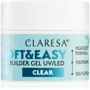 Claresa Soft&Easy Builder Gel podkladový gél na nechty odtieň Clear 12 g vyobraziť