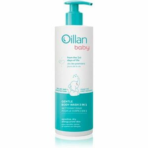 Oillan Baby Gentle Body Wash detský umývací gél a šampón 3v1 400 ml vyobraziť