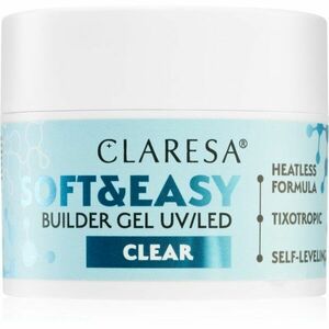 Claresa Soft&Easy Builder Gel podkladový gél na nechty odtieň Clear 45 g vyobraziť