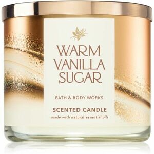 Bath & Body Works Warm Vanilla Sugar vonná sviečka 411 g vyobraziť