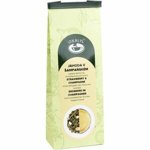OXALIS Jahoda v šampanskom zelený čaj sypaný 70 g vyobraziť