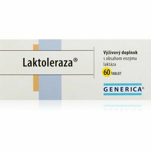 Generica Laktoleraza tablety na podporu trávenia laktózy 60 tbl vyobraziť