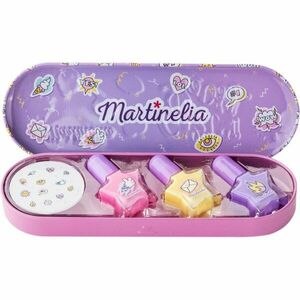 Martinelia Super Girl Nail Polish & Stickers Tin Box sada (pre deti) vyobraziť