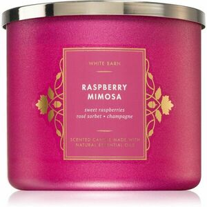 Bath & Body Works Raspberry Mimosa vonná sviečka 411 g vyobraziť