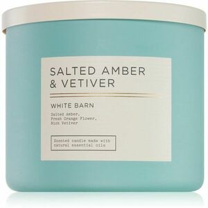 Bath & Body Works Salted Amber & Vetiver vonná sviečka 411 g vyobraziť