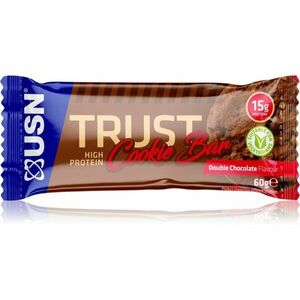 USN Trust Cookie Bar proteínová tyčinka príchuť Double Chocolate 60 g vyobraziť