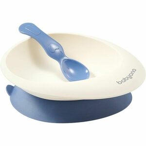 BabyOno Be Active Bowl with a Spoon jedálenská sada Blue 6 m+ 1 ks vyobraziť