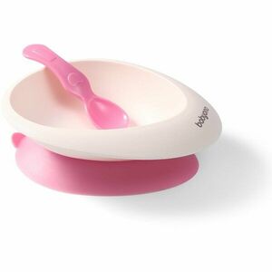 BabyOno Be Active Bowl with a Spoon jedálenská sada Pink 6 m+ 1 ks vyobraziť