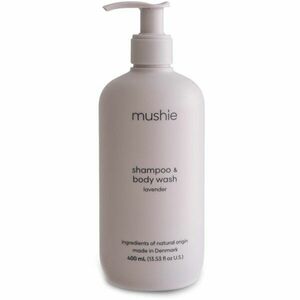 Mushie Organic Baby sprchový gél a šampón 2 v 1 pre deti Lavender 400 ml vyobraziť