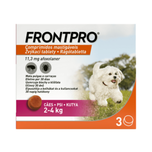 FRONTPRO® antiparazitárne žuvacie tablety pre psy (2-4 kg) vyobraziť
