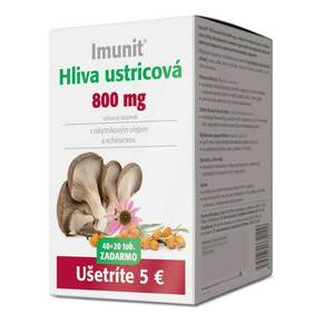 Imunit Hliva ustricová 800 mg s rakytníkovým olejom a echinaceou 60 kapsúl vyobraziť