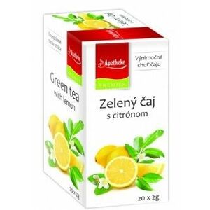 Apotheke Premier Selection zelený čaj s citrónom 20 x 2 g vyobraziť