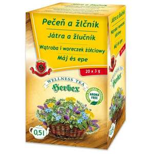Herbex Pečeň a žlčník bylinný čaj, 20 x 3 g vyobraziť