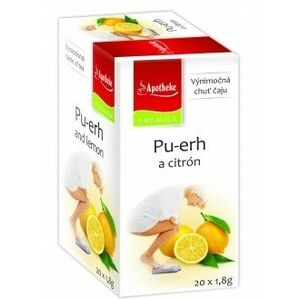 Apotheke Premier Selection Pu-erh a citrón čaj 20 x 1.8 g vyobraziť