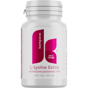 Kompava L-Lyzín extra 400 mg 60 kapsúl vyobraziť