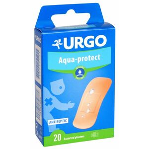 Urgo Aqua-protect Náplasť antiseptická, umývateľná, 3 veľkosti 20 ks vyobraziť